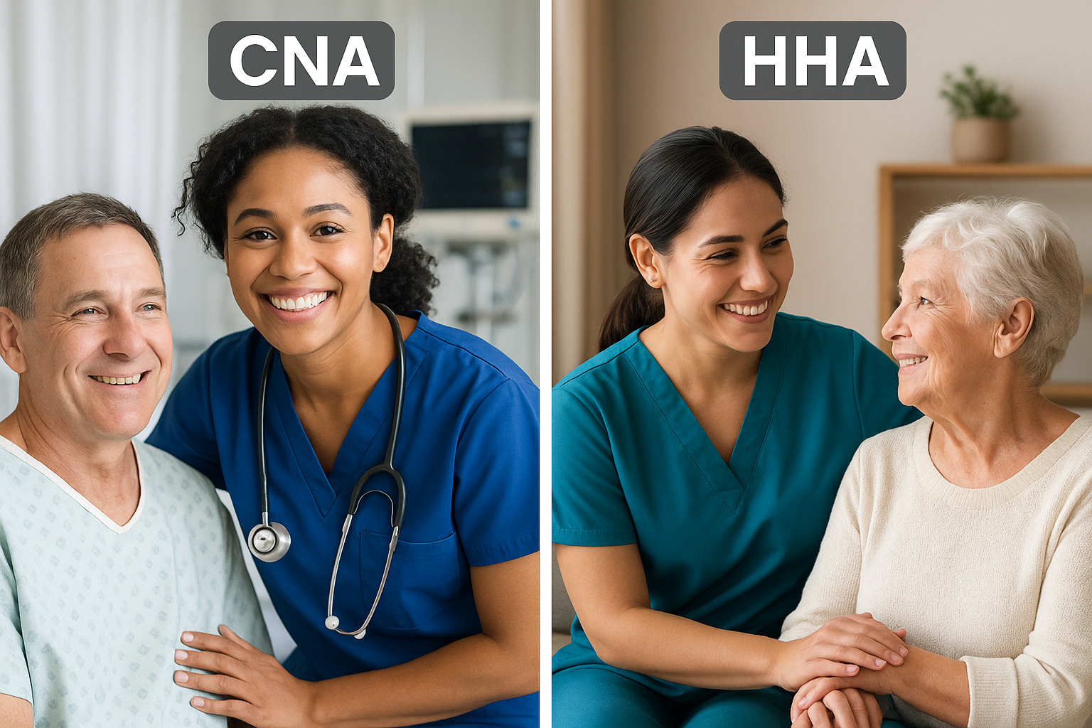 Certified Nursing Assistant (CNA) vs. Home Health Aide (HHA): What's ...